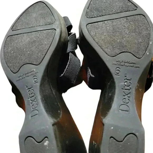 Dexter Black  Strappy Slip In Wedge Heel Shoe size 6 - Picture 4 of 9